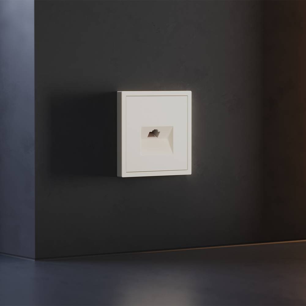 Лицевая панель для компьютерной розетки RJ-45 Voltum S70 VLS001313 хлопок фото 4