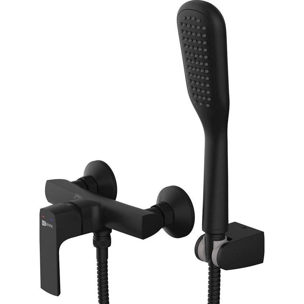 Lemark LM7203BL "URSUS" Смеситель для душа, черный — купить в Алматы