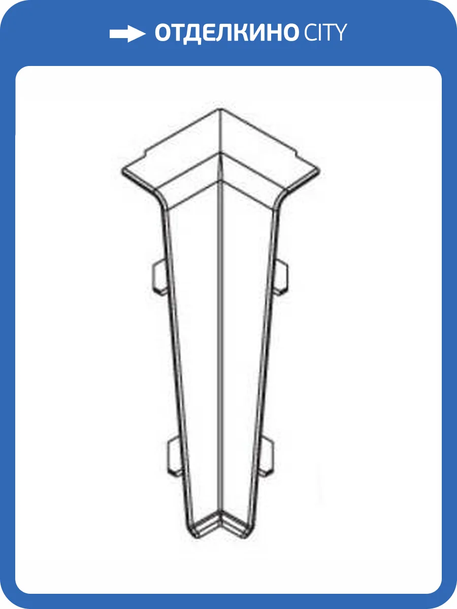 Внутренний угол Ideal Деконика D85 Дуб пепельный 210 фото 2