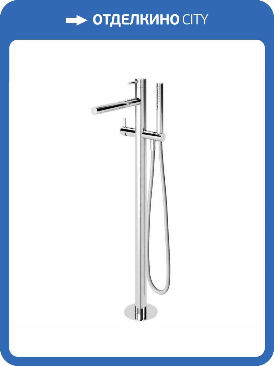 Смеситель для ванны Cezares LEAF-VDP-L-01 хром фото 3