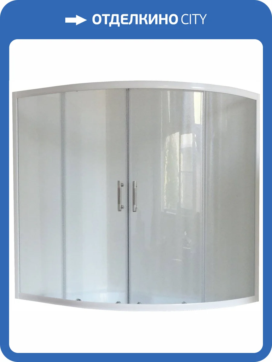 Шторка на ванну Royal Bath Alpine RB150ALP-T 150 см прозрачное стекло фото 4