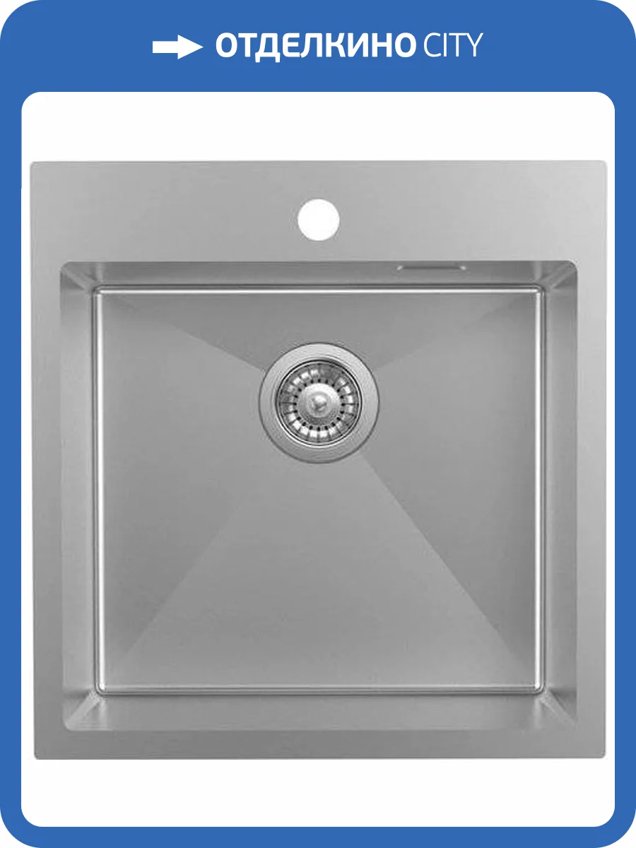 Мойка кухонная IDDIS Haze HAZ49S0i77 сатин фото 5
