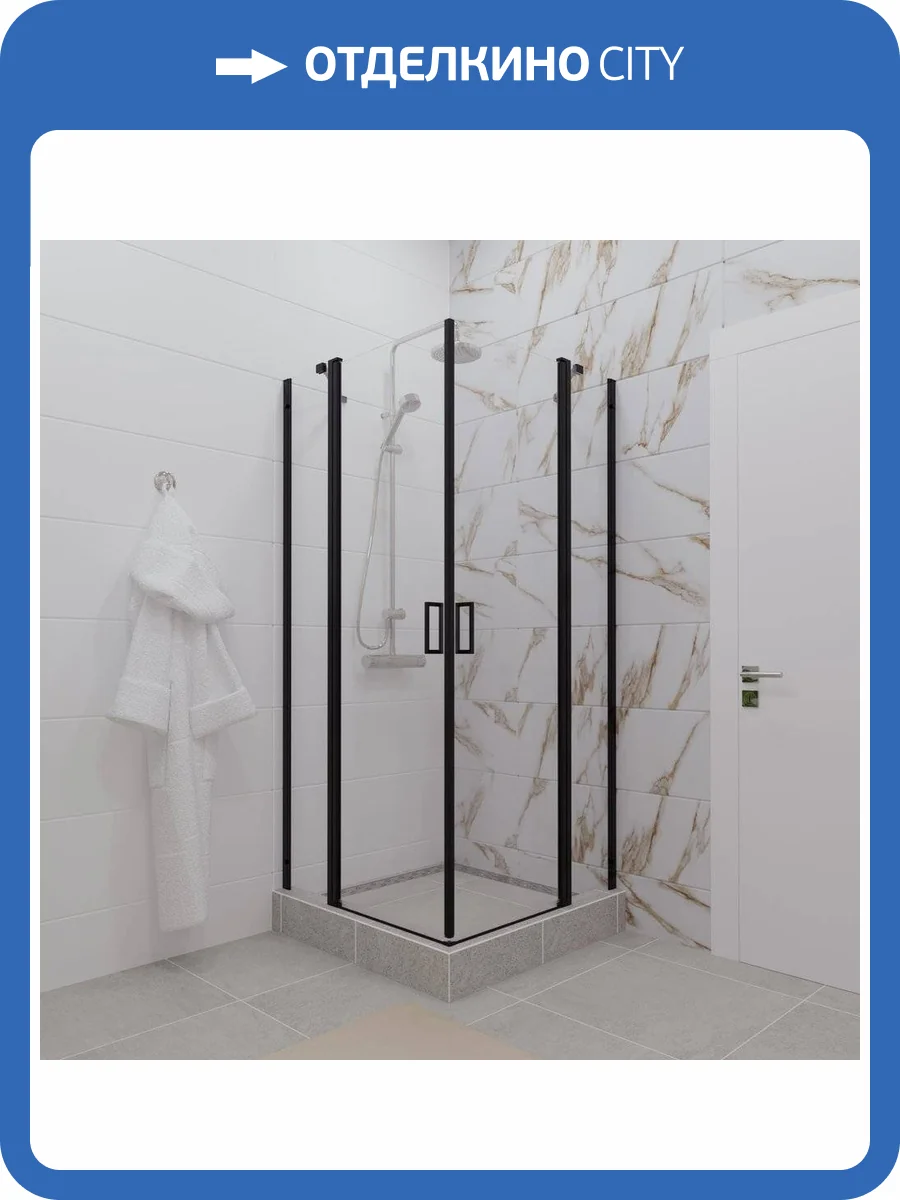 Душевой уголок Triton Тау-Блэк Щ0000054036 90х90 фото 9