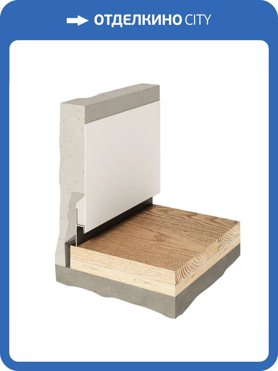 Универсальный теневой профиль под подсветку Decaro D002A Black 2000 мм фото 10