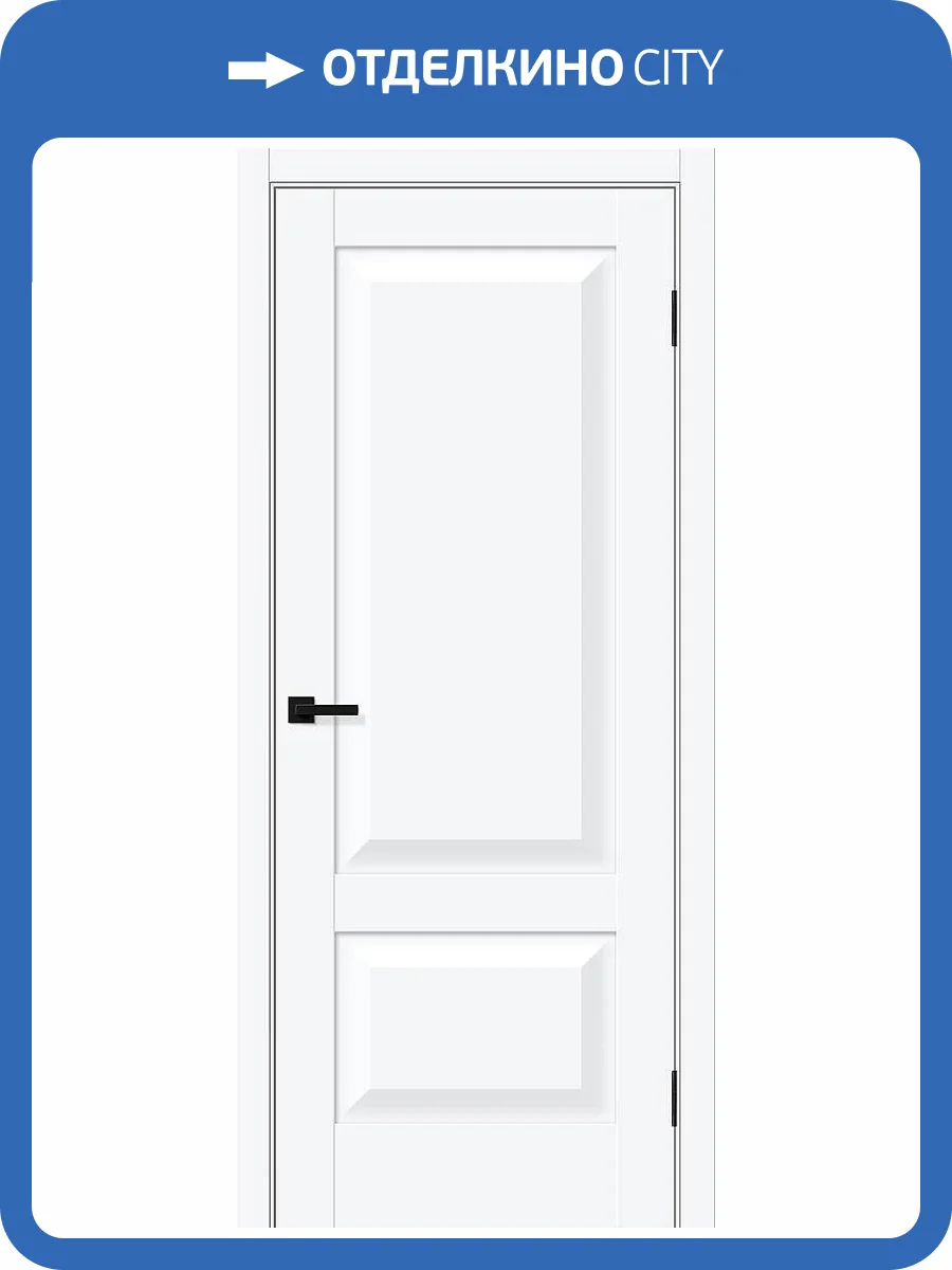 Межкомнатная дверь Bravo Прима-22 полотно White Silk 900x2000 фото 2
