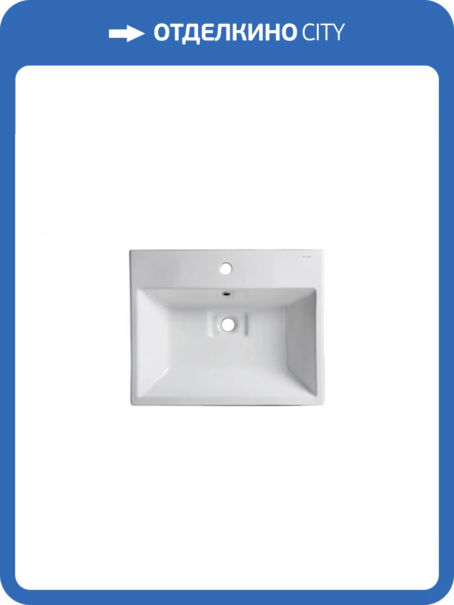 Раковина Bravat Phillis C22192W-1-ENG 60 см фото 3