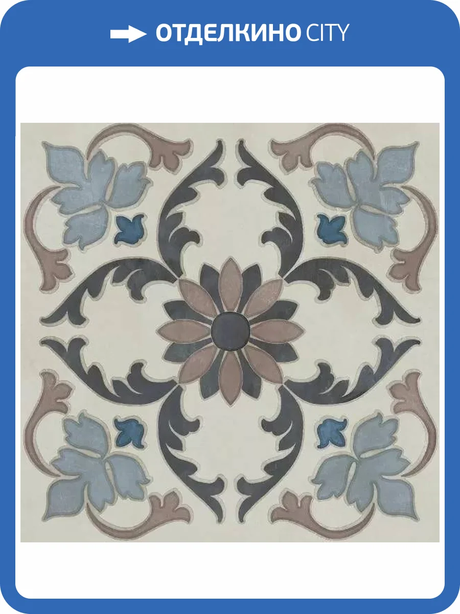 Декор Kerama Marazzi Чементо VT/A594/5301 2 Матовый 20x20 фото 6