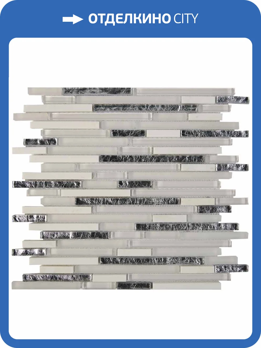 Мозаика Pixel Mosaic Камень и стекло PIX728 (1x14.8;1x4.8;1x9.8) 28.6x30 фото 2