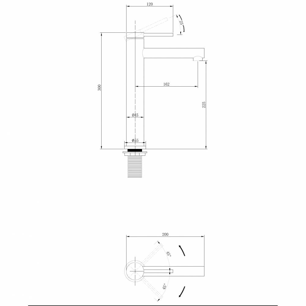 Смеситель для раковины Abber Emotion AF8811W белый матовый фото 4