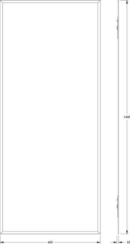 Зеркало Evoform Comfort BY 0948 60x140 с фацетом фото 5