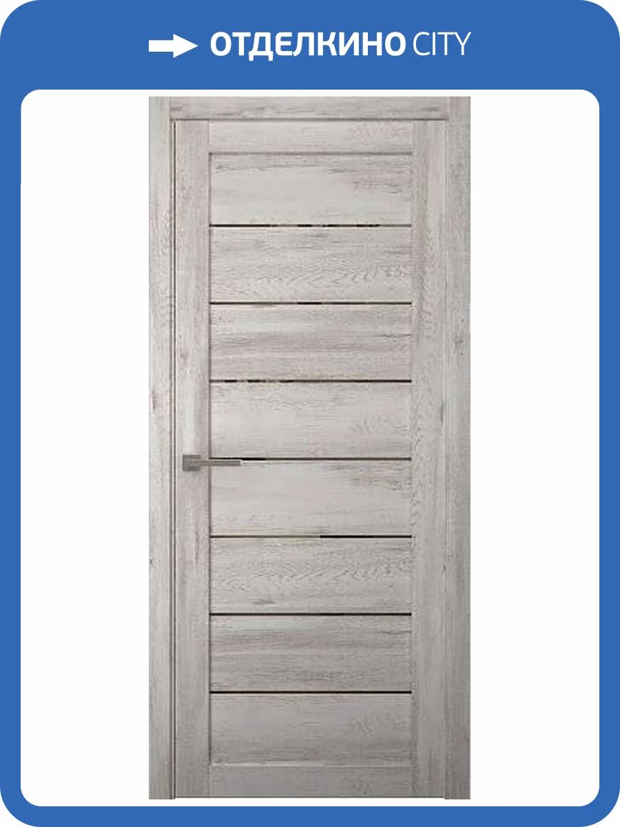 Межкомнатная дверь Albero Мегаполис Сеул полотно Ель альпийская, стекло зеркало 800x2000 фото 2