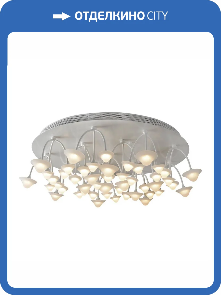 Потолочная светодиодная люстра iLedex Darner C50068/16Y WH фото 4