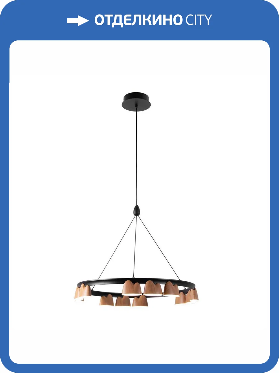 Подвесная светодиодная люстра Favourite Interline 4266-12P фото 4