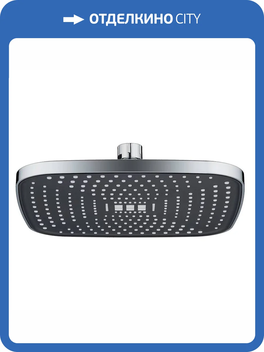 Верхний душ Voda VTS03Black черный фото 3