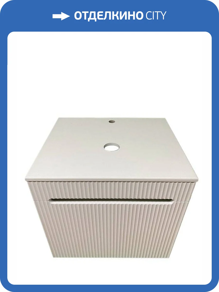 Тумба под раковину Sintesi STL.W7025 белая, со столешницей фото 7