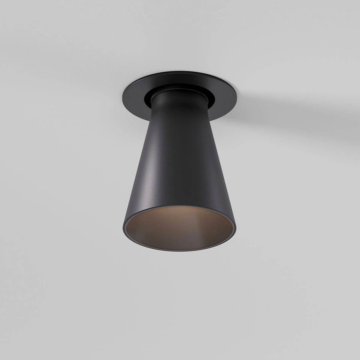Встраиваемый точечный светодиодный светильник Elektrostandard Bell 25097/LED 8W 3000K черный фото 5