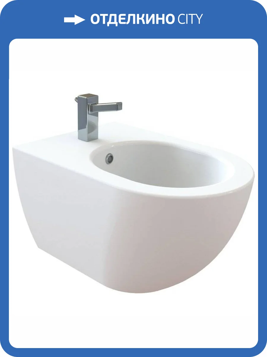 Биде подвесное Creavit Free FE510 фото 3