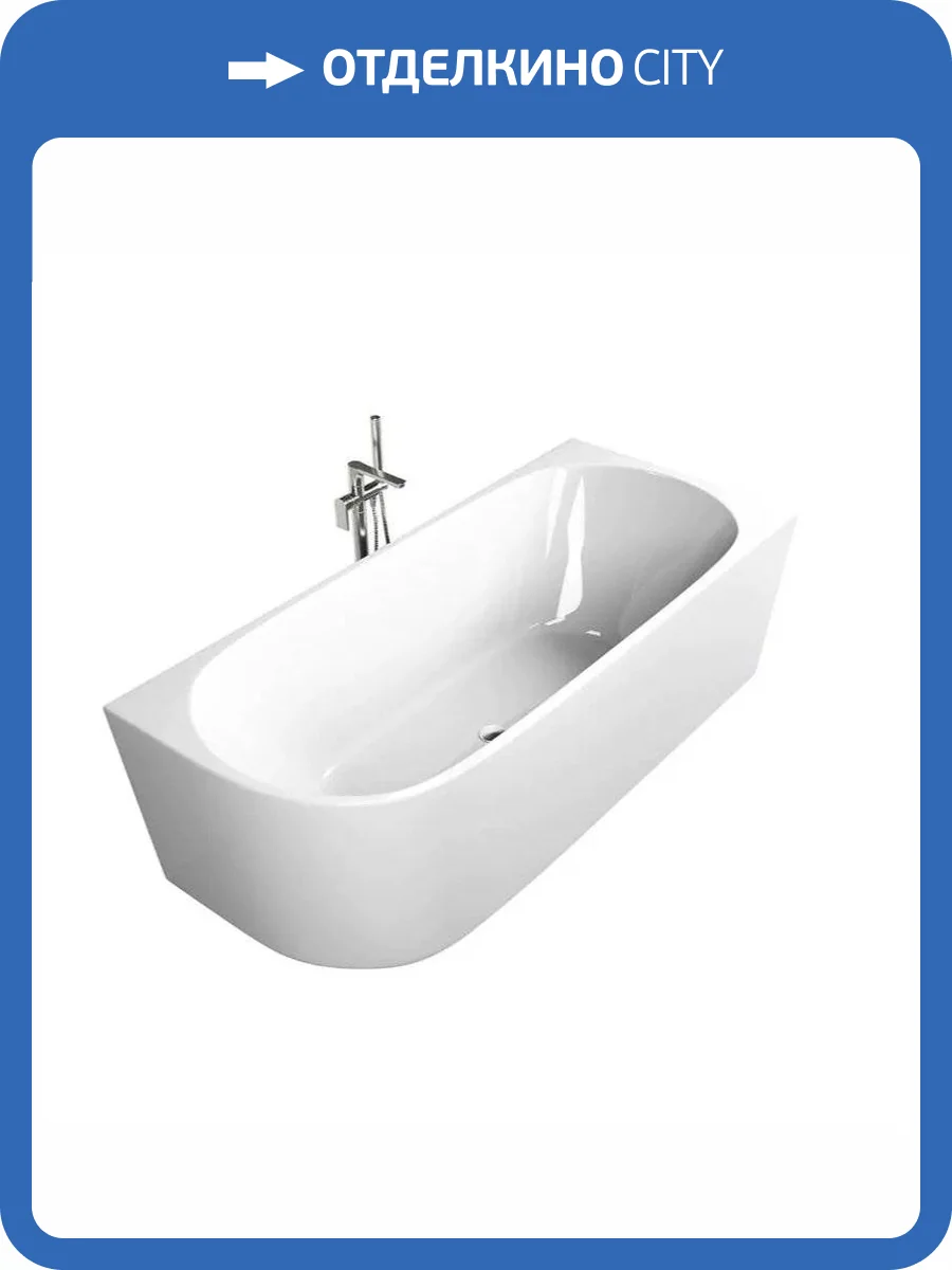 Акриловая ванна Cerutti Spa Ami CT10091 170x75 фото 7