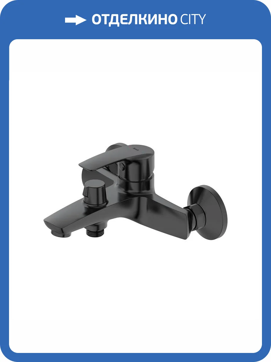 Смеситель для ванны Iddis Ray RAYBL02i02WA черный фото 6