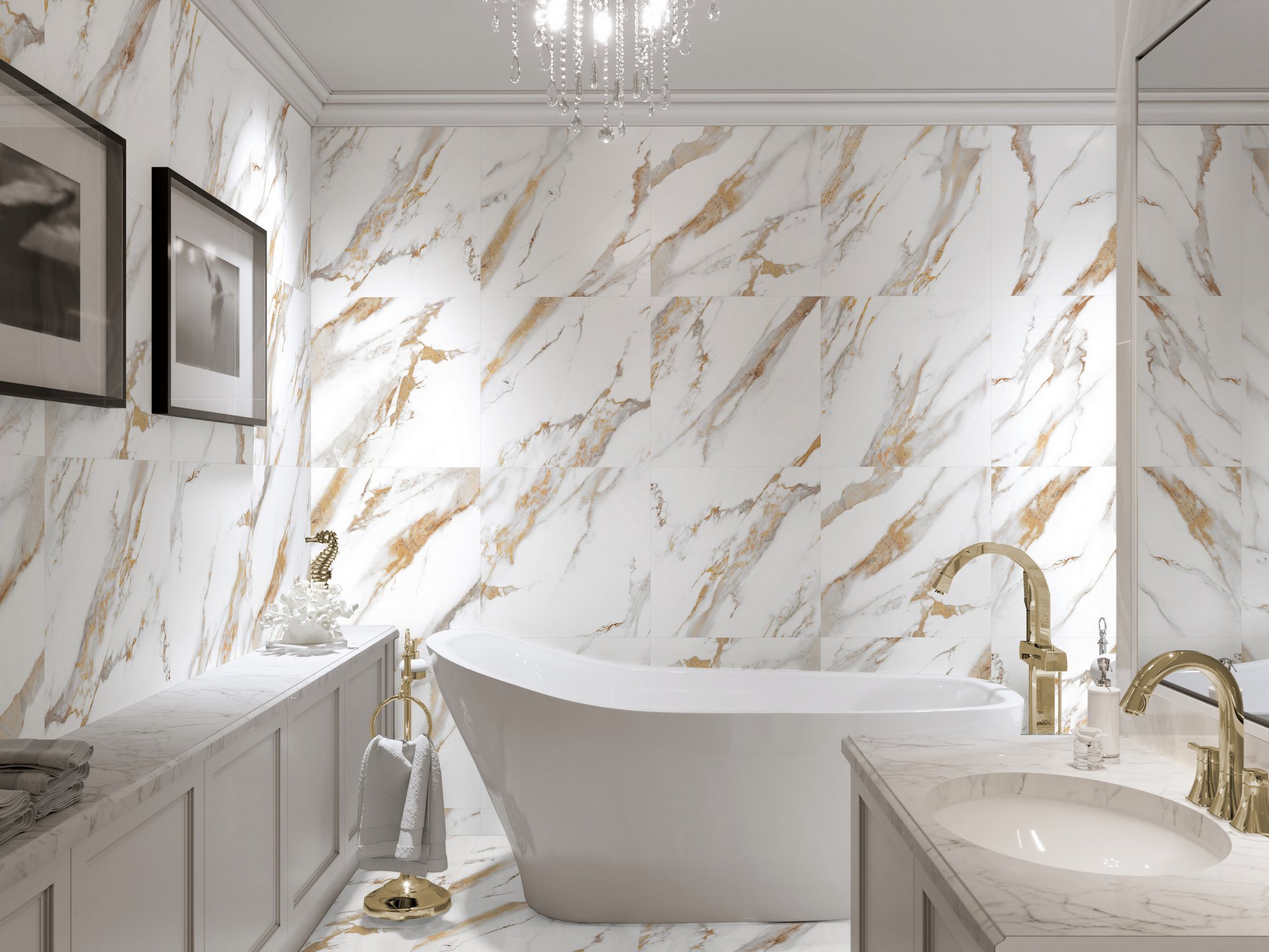Global Tile Calacatta Royal фото 3