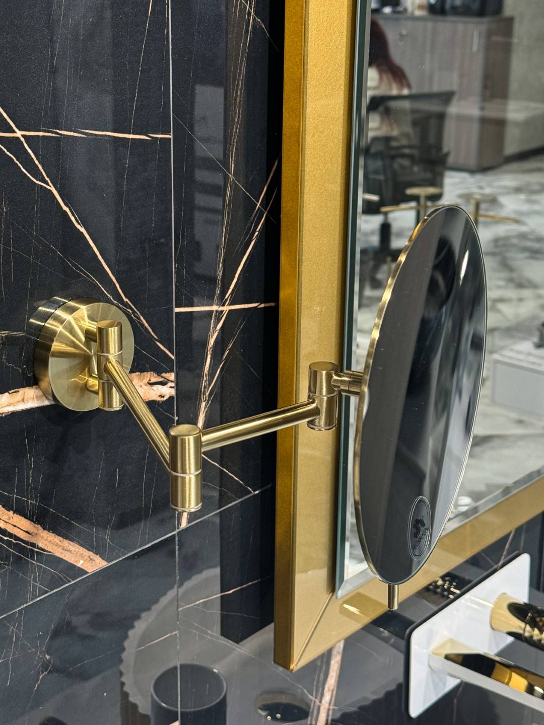 Косметическое зеркало Boheme 508-G Gold фото 2