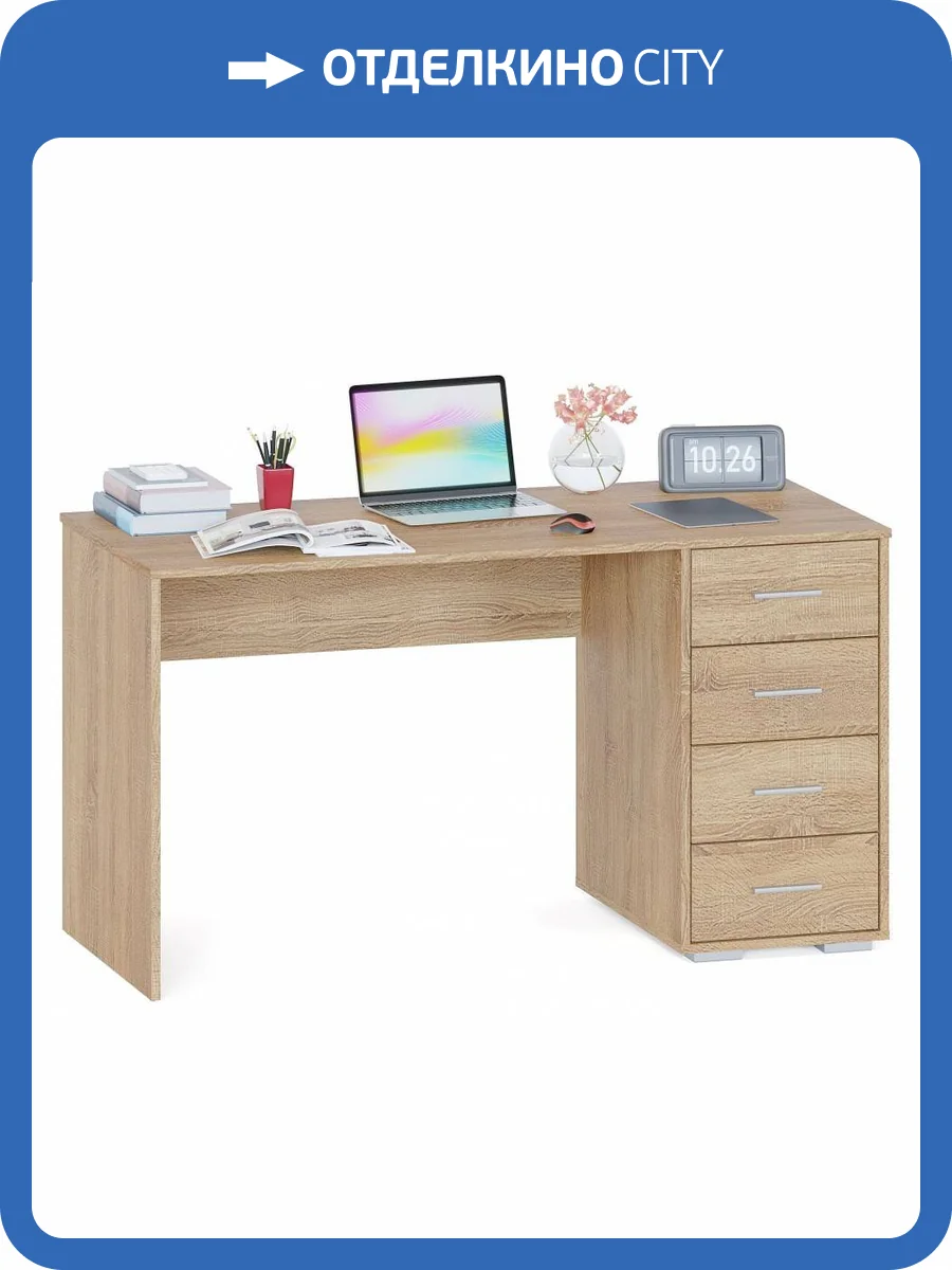 Стол письменный Сокол СПМ-354 00-00016310 Дуб сонома фото 4