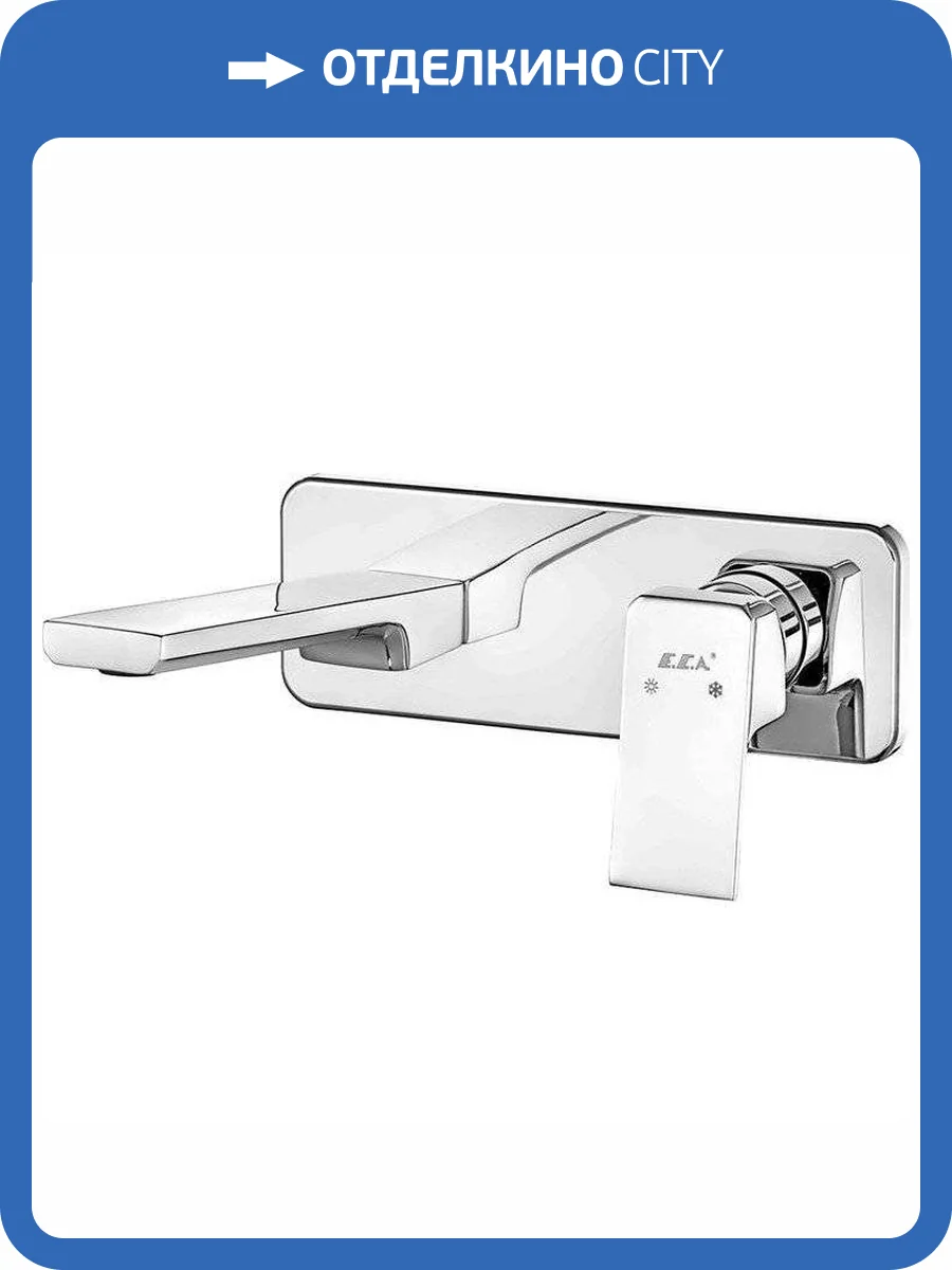 Смеситель для раковины E.C.A. Tiera 102167605EX-K хром фото 2