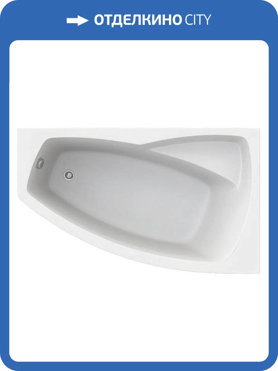 Акриловая ванна Creto Madison 22-1114 160x95 правая фото 4