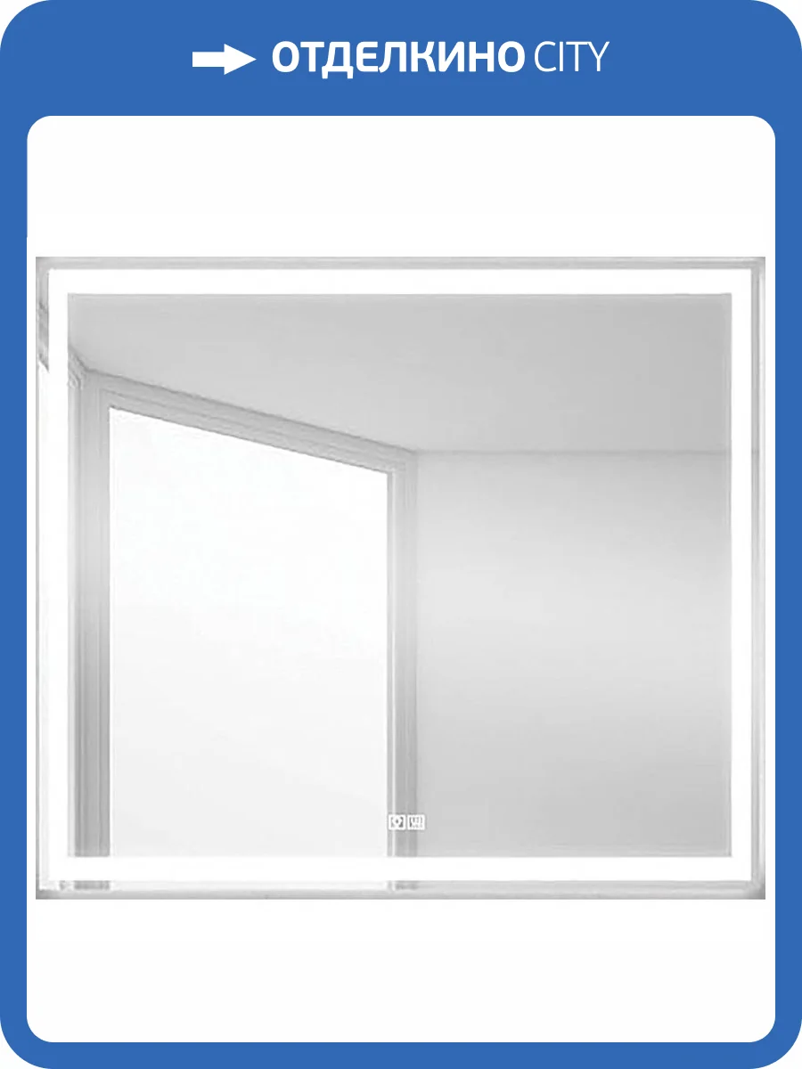 Зеркало Belbagno SPC-GRT-900-800-LED-TCH-WARM с подсветкой, сенсорным выключателем и подогревом фото 3