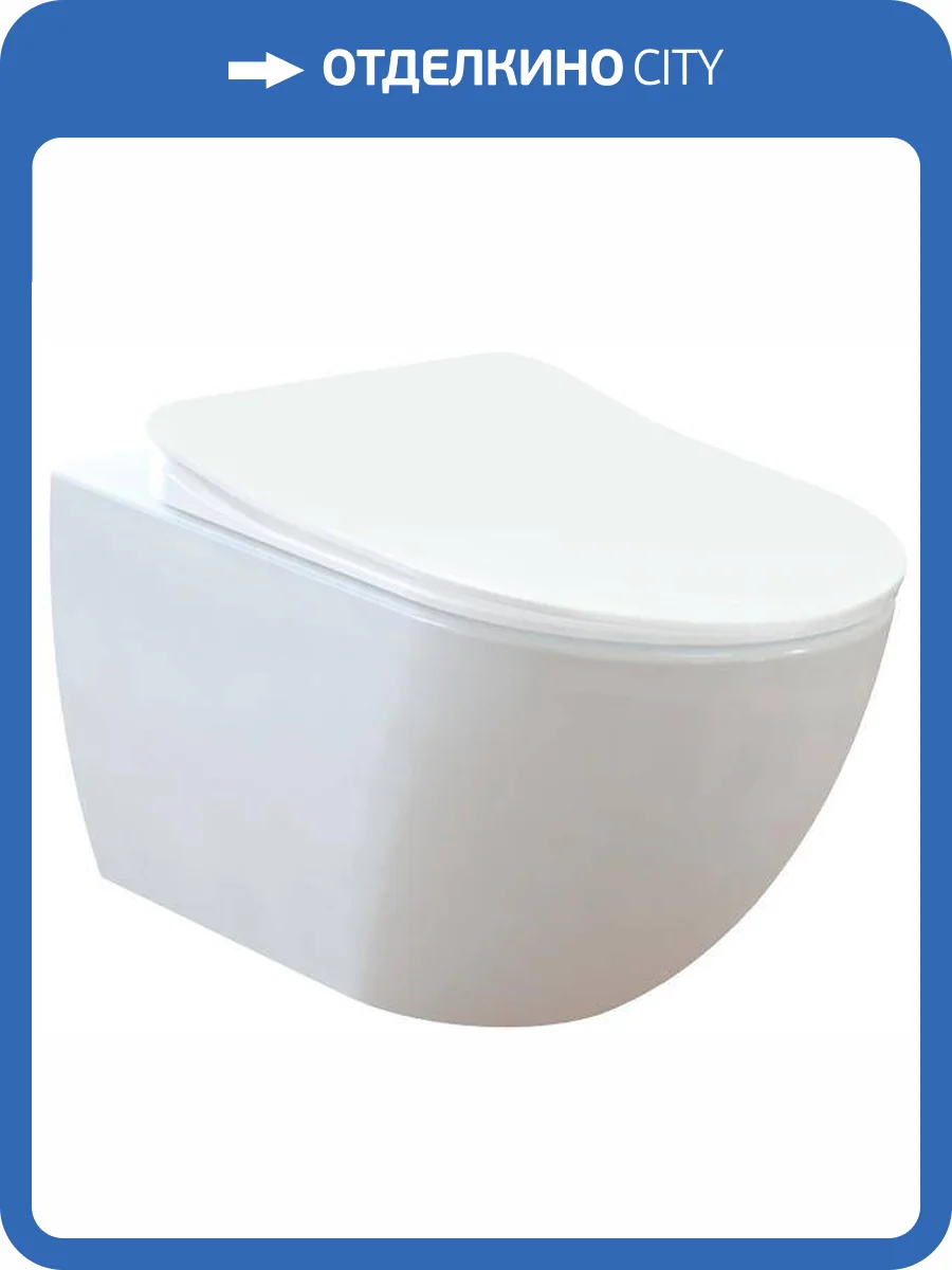 Чаша для унитаза подвесного Creavit Free FE320.G0100 белый матовый фото 5