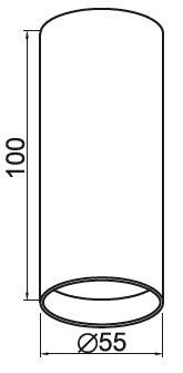 Потолочный светильник IEK 4001 LT-UPB0-4001-GU10-1-K01 фото 6