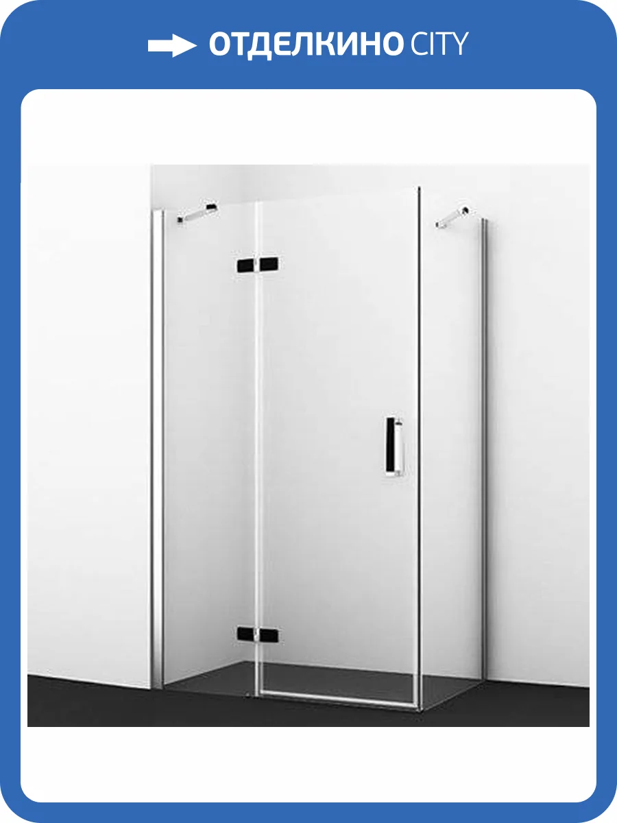 Душевой уголок Wasserkraft Aller 10H10LB black matt, 120x100 см фото 14