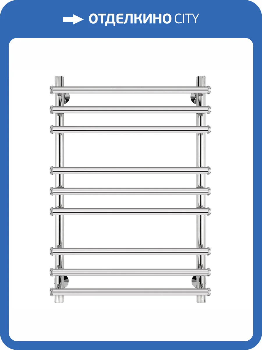 Полотенцесушитель электрический Secado Турин 4603777456337 + 80x60x70, R, хром фото 3