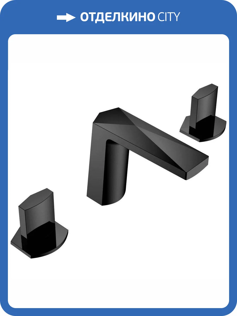 Смеситель для раковины Boheme Venturo 150-B-ICE черный фото 3