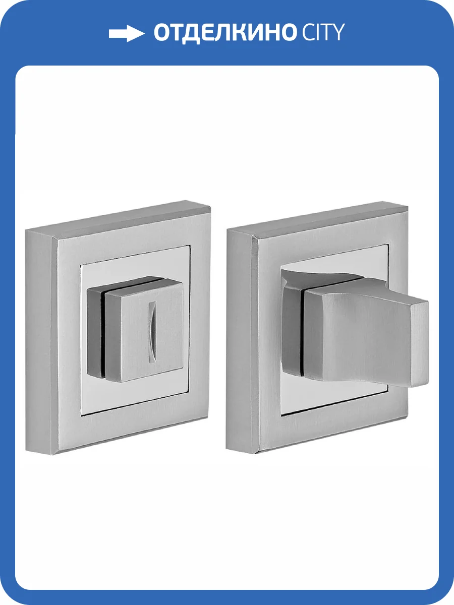 Завертка сантехническая Rucetti RAP WC-S SC/CP мат.хром/хром фото 4