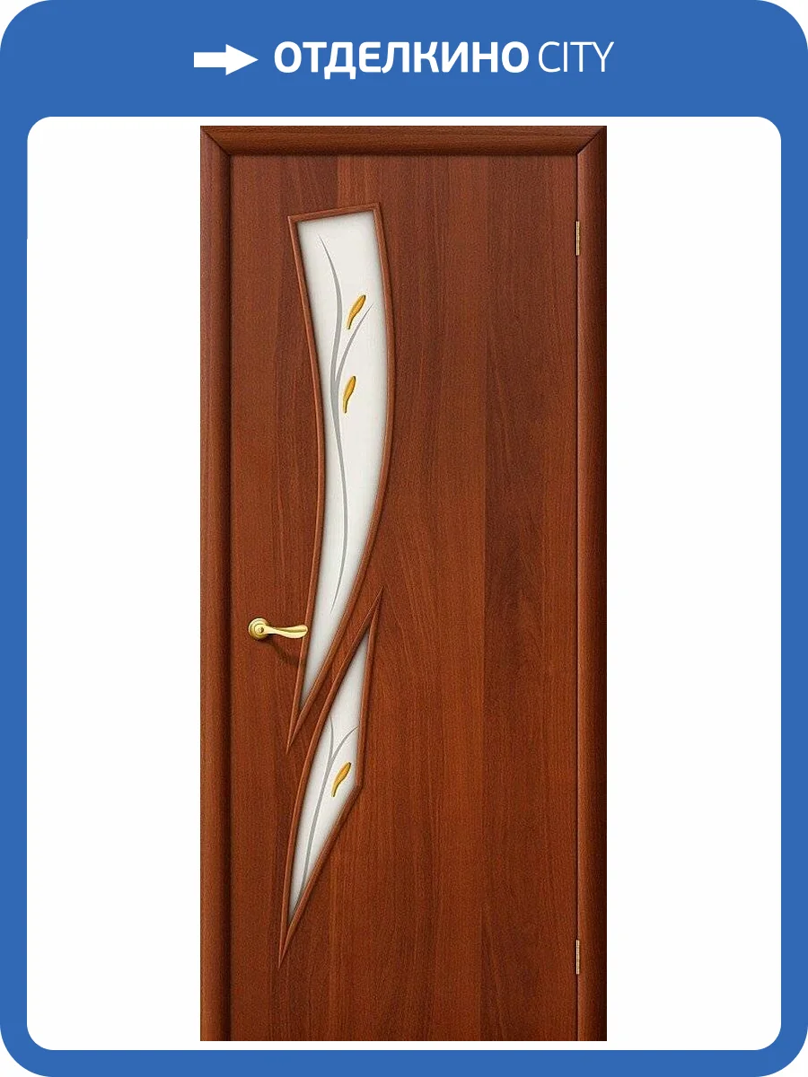 Межкомнатная дверь Bravo 010-0547 8Ф Л-11 ИталОрех 2000x600 фото 2