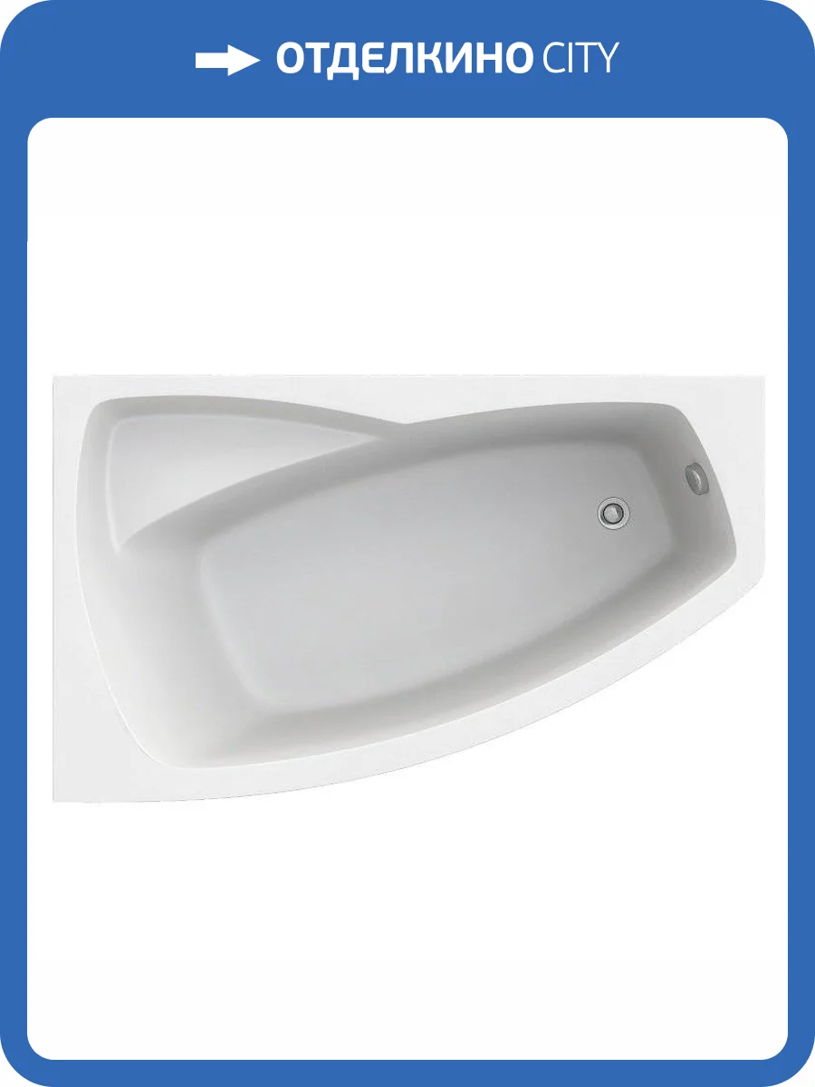 Акриловая ванна Creto Madison 22-1111 150x90 левая фото 4