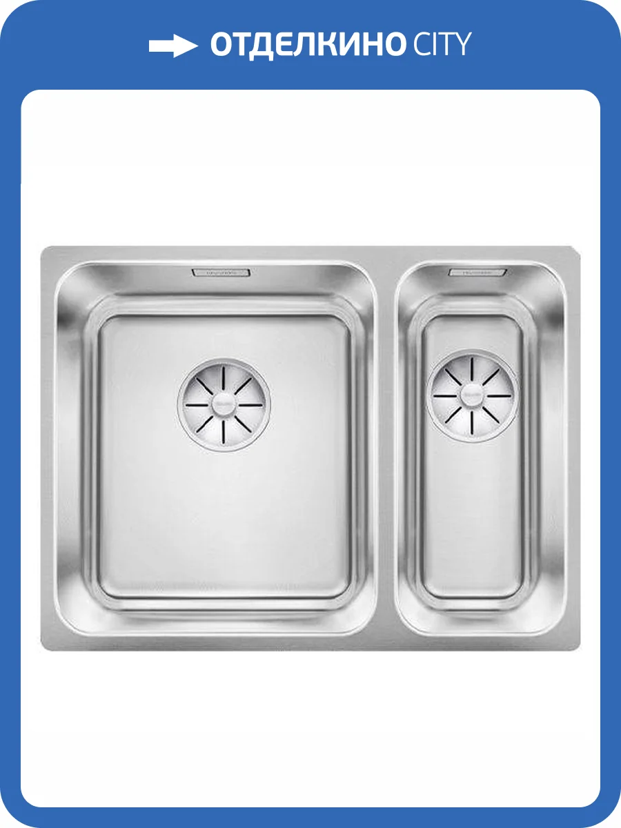 Мойка кухонная Blanco Solis 340/180-IF 526131 сталь фото 5