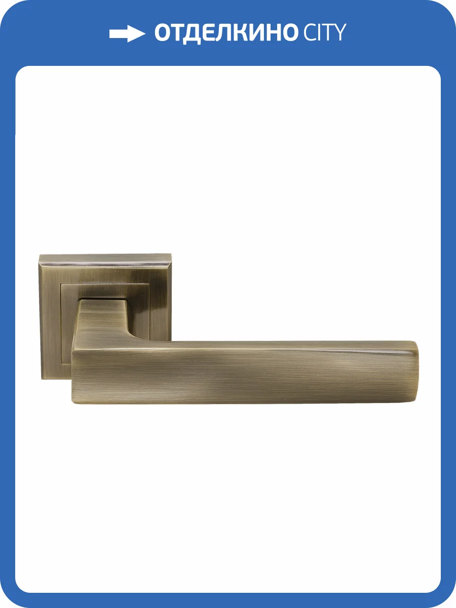 Дверная ручка Rucetti RAP 14-S AB Античная бронза фото 2