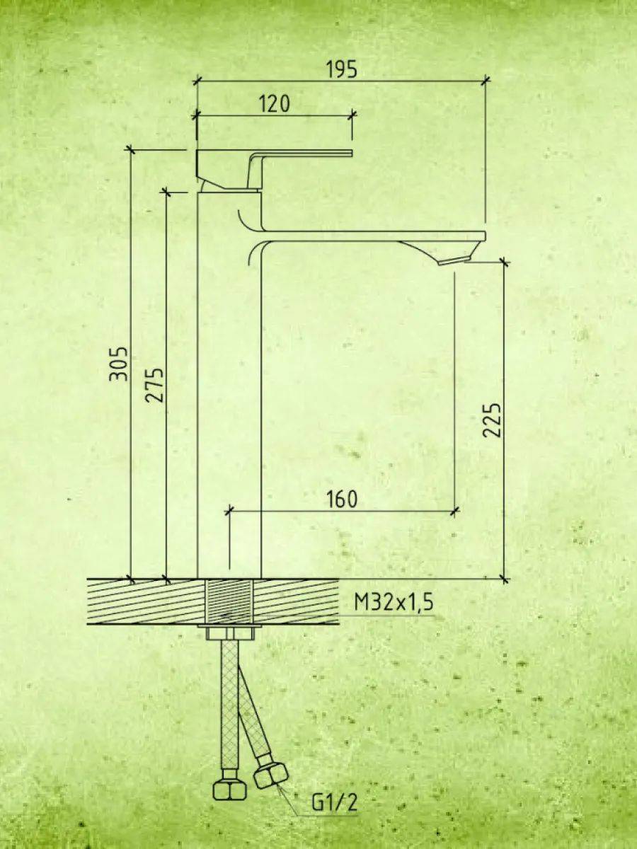 Смеситель для раковины Watersense Jessie W00338 черный матовый фото 4
