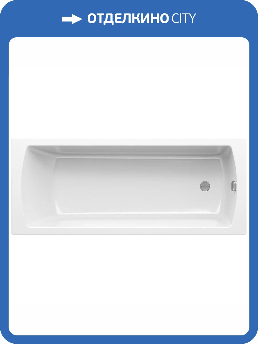 Акриловая ванна Ravak Classic II 170x70 с ножками фото 3