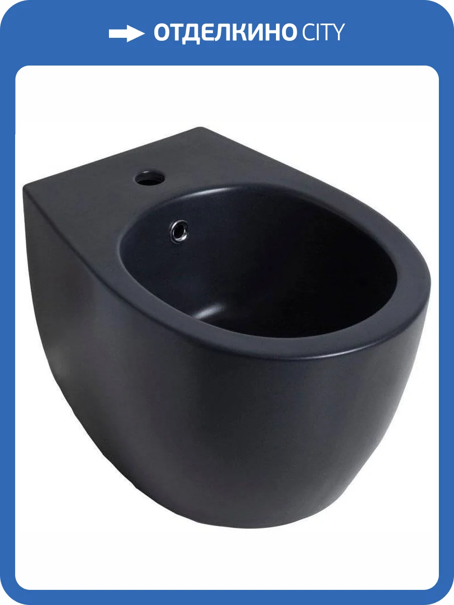 Биде подвесное Allen Brau Fantasy 4.11006.31 черное матовое фото 3