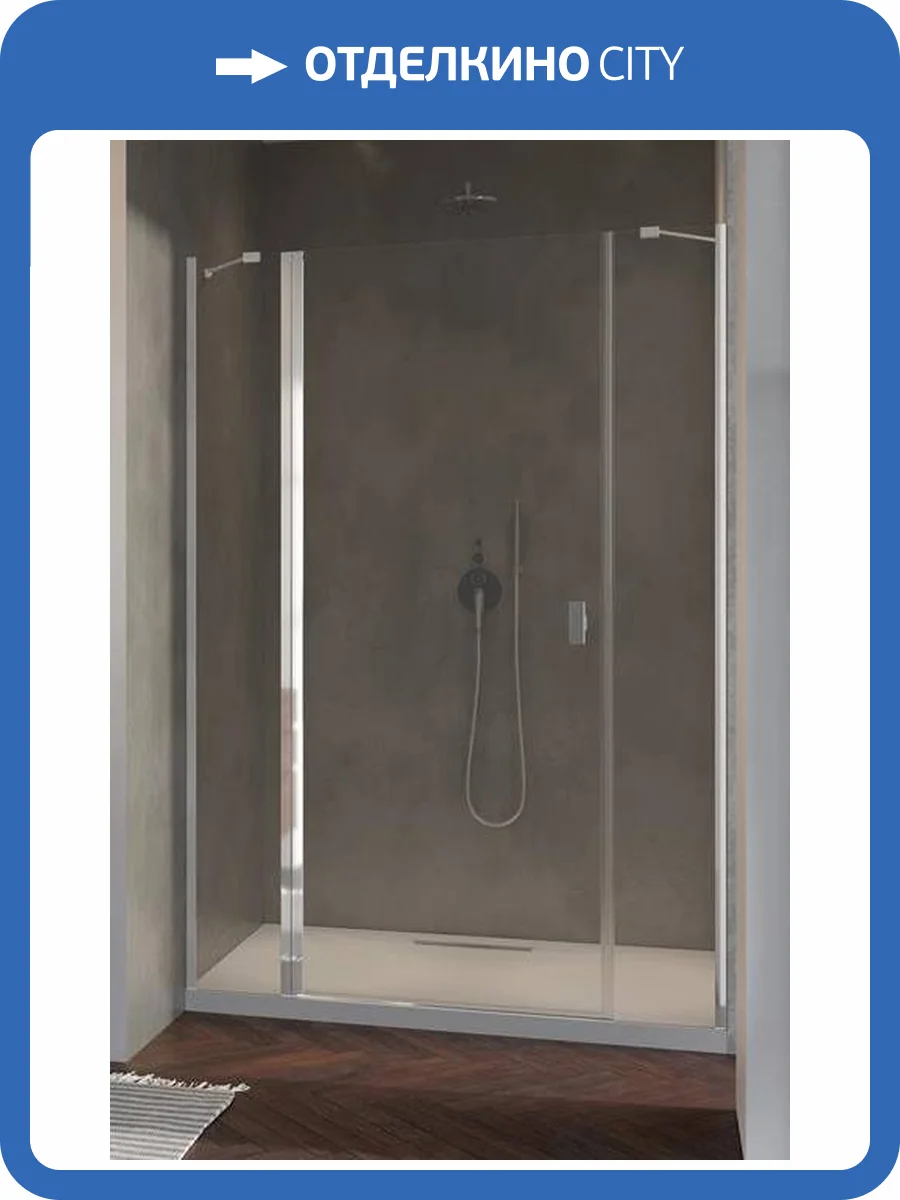 Душевая дверь Radaway Nes DWJS Left 10038120-01-01L Хром, Прозрачное 120x200 фото 2