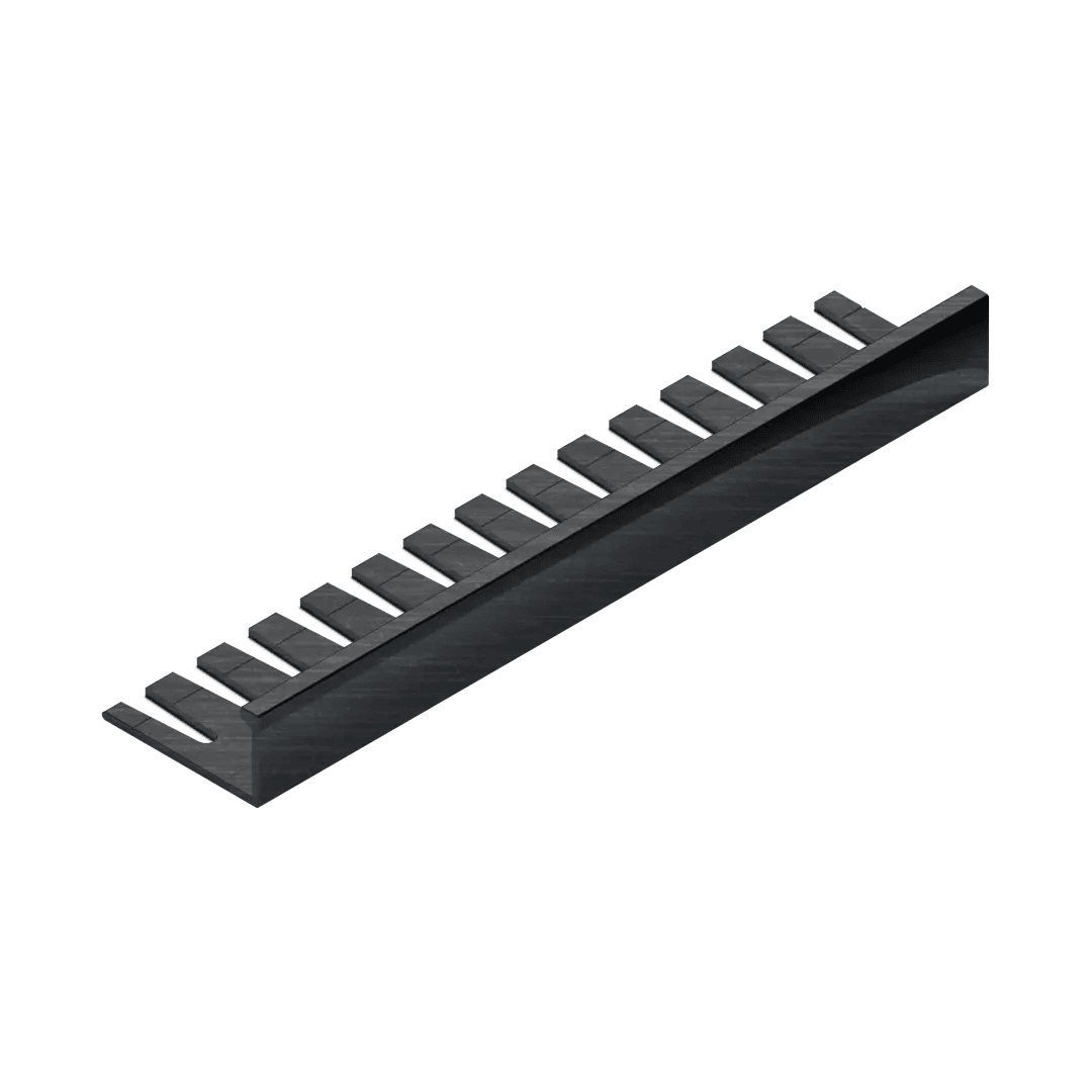 Профиль L-образный гибкий Neexy pv04-46 BBL-D черный блестящий браш 270x0.8x2.15