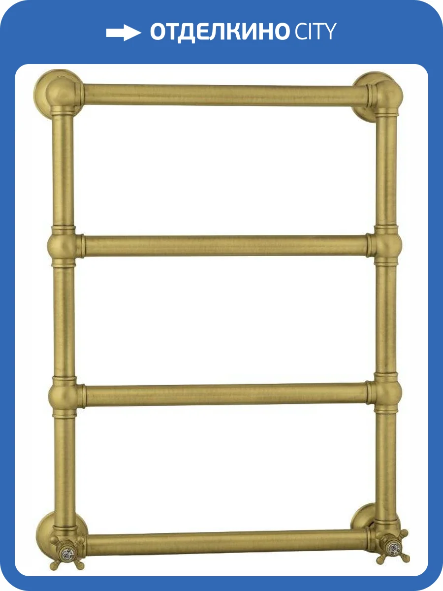Полотенцесушитель водяной Migliore Colosseum 20286 75x56, бронза фото 3