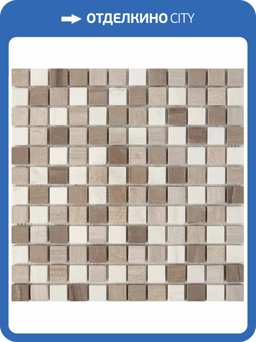 Мозаика Pixel Mosaic Мрамор PIX279 (2.3x2.3) 30.5x30.5 фото 2