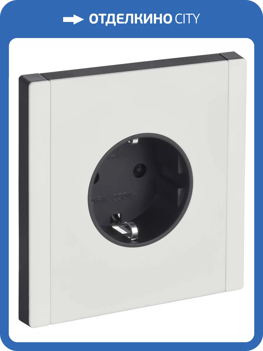 Розетка 1-местная с заземлением и шторками IEK Forte&Piano FP-R14-16-1-M-K01 белый фото 3