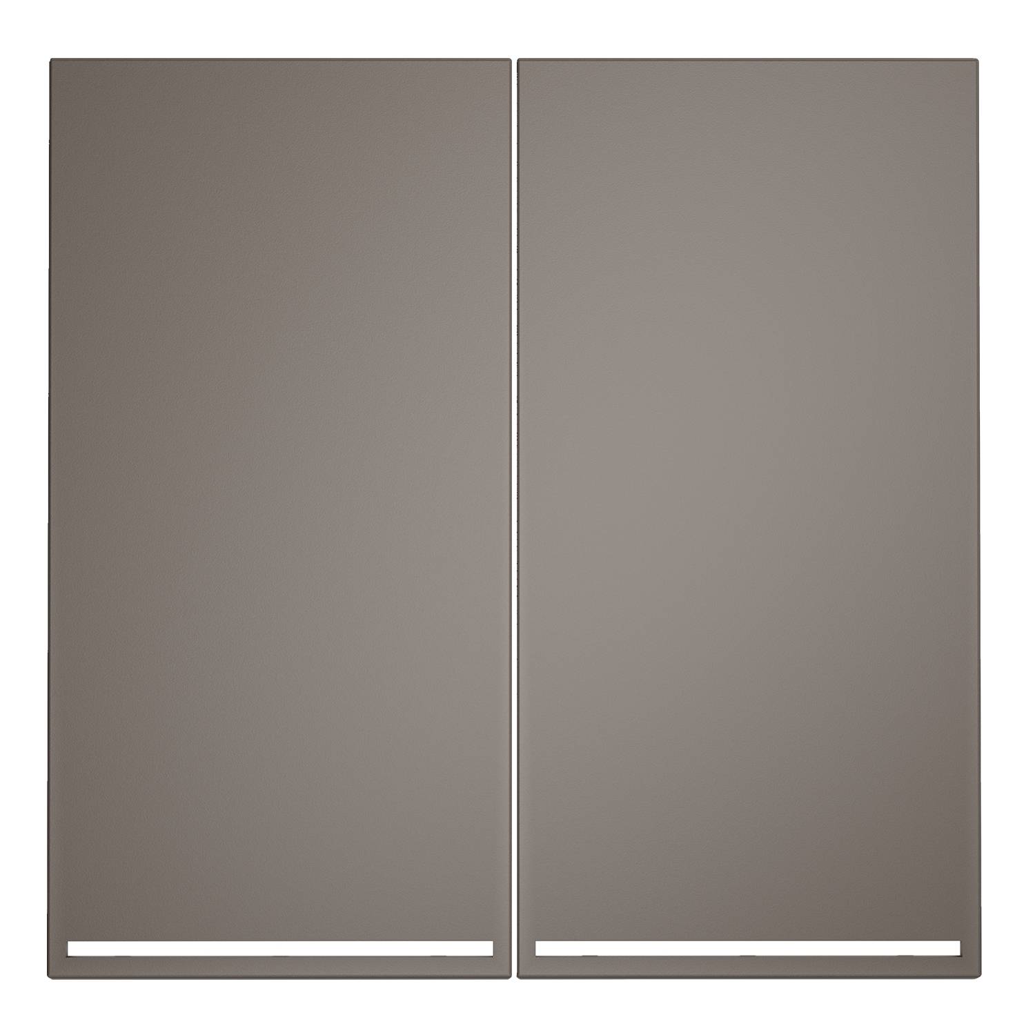 Клавиши для 2-клавишного выключателя с подсветкой Voltum S70 VLS000414 капучино фото 2