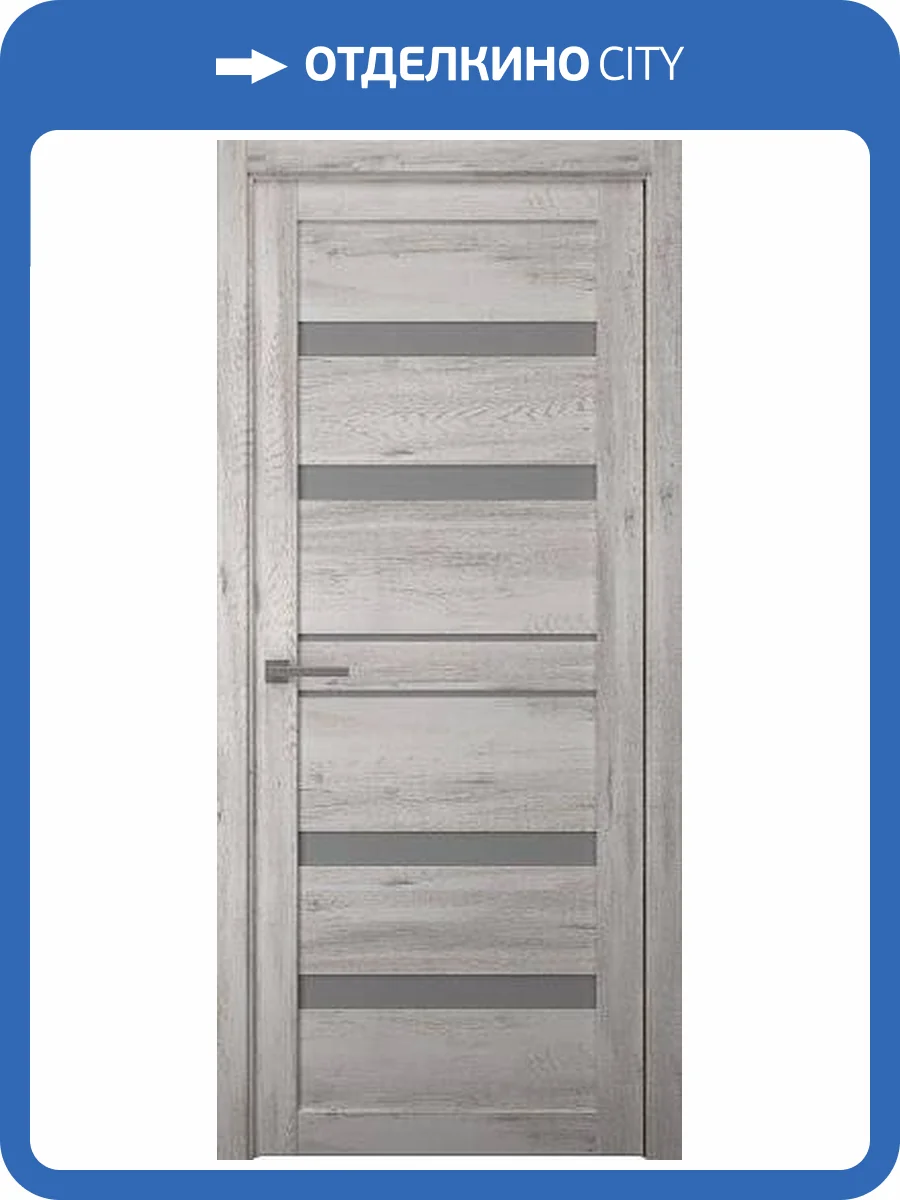 Межкомнатная дверь Albero Мегаполис Дрезден полотно Ель альпийская, стекло мателюкс 700x2000 фото 2