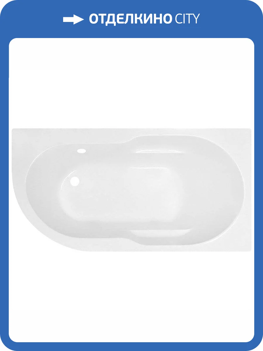 Акриловая ванна Royal Bath Azur 160x80 правая фото 5